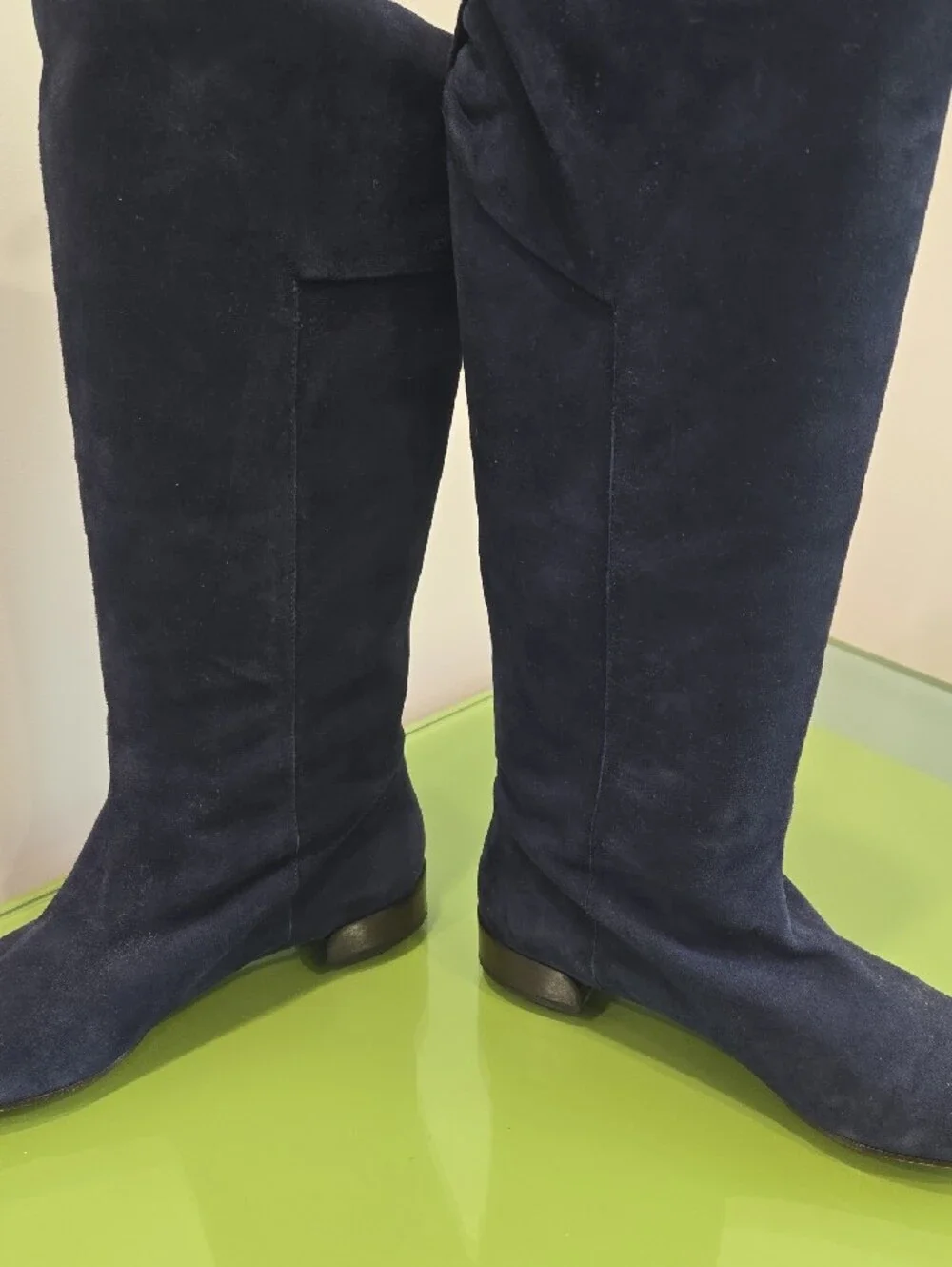 Missoni Women's Navy Suede Knee-High Boots